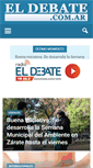 Mobile Screenshot of eldebate.com.ar